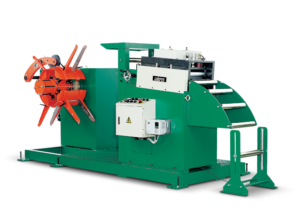 UL series 2 in 1 decoiler and straightener saves space